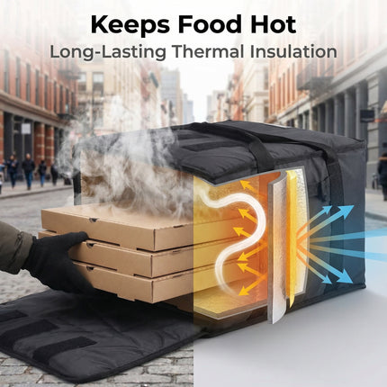Pizza Bag Thermal Pizza Delivery Bags Insulated Commercial Food Delivery