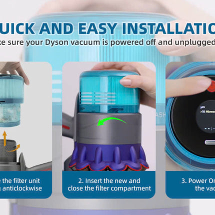 Hepa Filter For Dyson Gen5 detect Cordless Vacuum Cleaners (SV23, SV24)