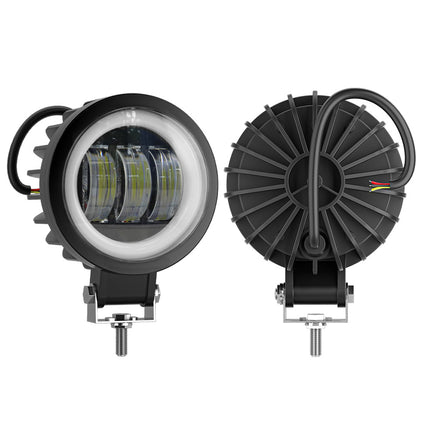 2pcs 7.6 cm LED Fog Spot Light DRL 30W Auxiliary Passing Lamp