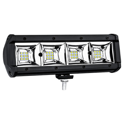 Pair 22.86cm White LED Spot Light Bar