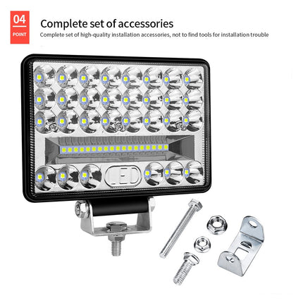 2PCS Led Work Light 5inch Flood Spot Light 23W 6500K