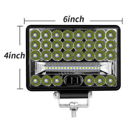 2PCS Led Work Light 5inch Flood Spot Light 23W 6500K