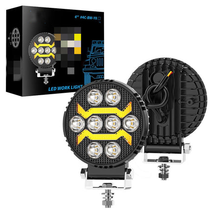LED Work Light Spotlight with Daytime Running Light