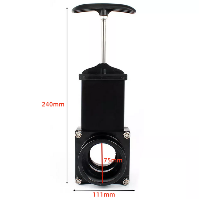 RV Campervan Drain Standard Waste Valve