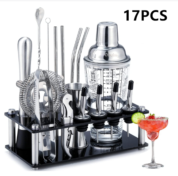 17 PCS Cocktail Shaker Set