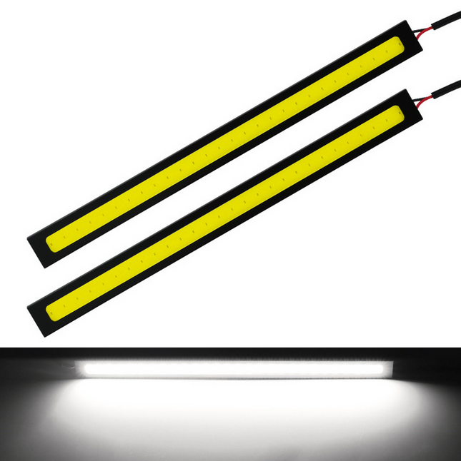 10X 12V White LED Strip Lights Bars Camping Caravan Boat Car COB - salelink.co.nz