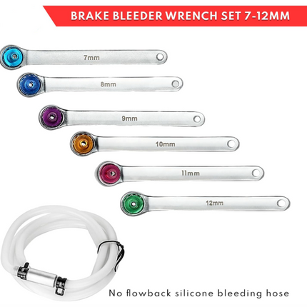 7PCS Brake Bleeder Wrench Set