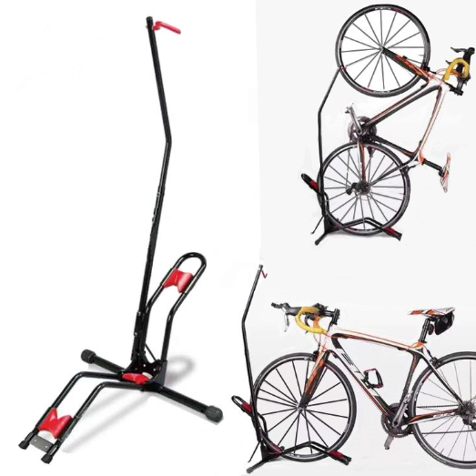 Vertical & Horizontal Bicycle Bike Floor Rack Stand Bicycle Stand