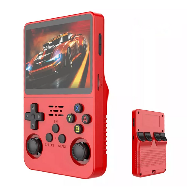 Handheld Game Console with Game Card - Red
