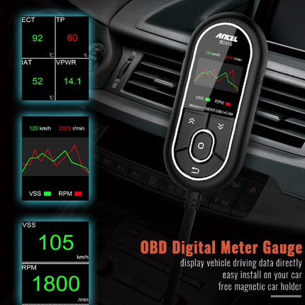 Ancel BD310 Bluetooth 4.0 OBD2 Scanner Auto Digital Gauge