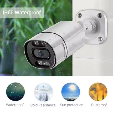 8CH POE Home Night Vision Security Camera System