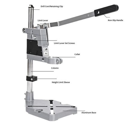Drill Press Stand Holder Grinder Bracket Clamp Portable Bench