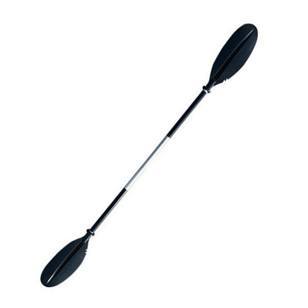 Black 222cm Adjustable Boat Oar Kayak Canoe Paddle Detachable
