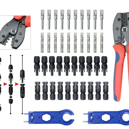 Solar Crimper MC4 PV Crimping Pliers Cable Terminals Tool Panel Cable Connector