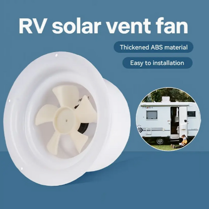 RV Solar Ventilation Fan Solar Powered Ceiling Vent with Fan