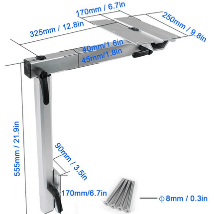 Caravan Table Leg Removable Aluminium