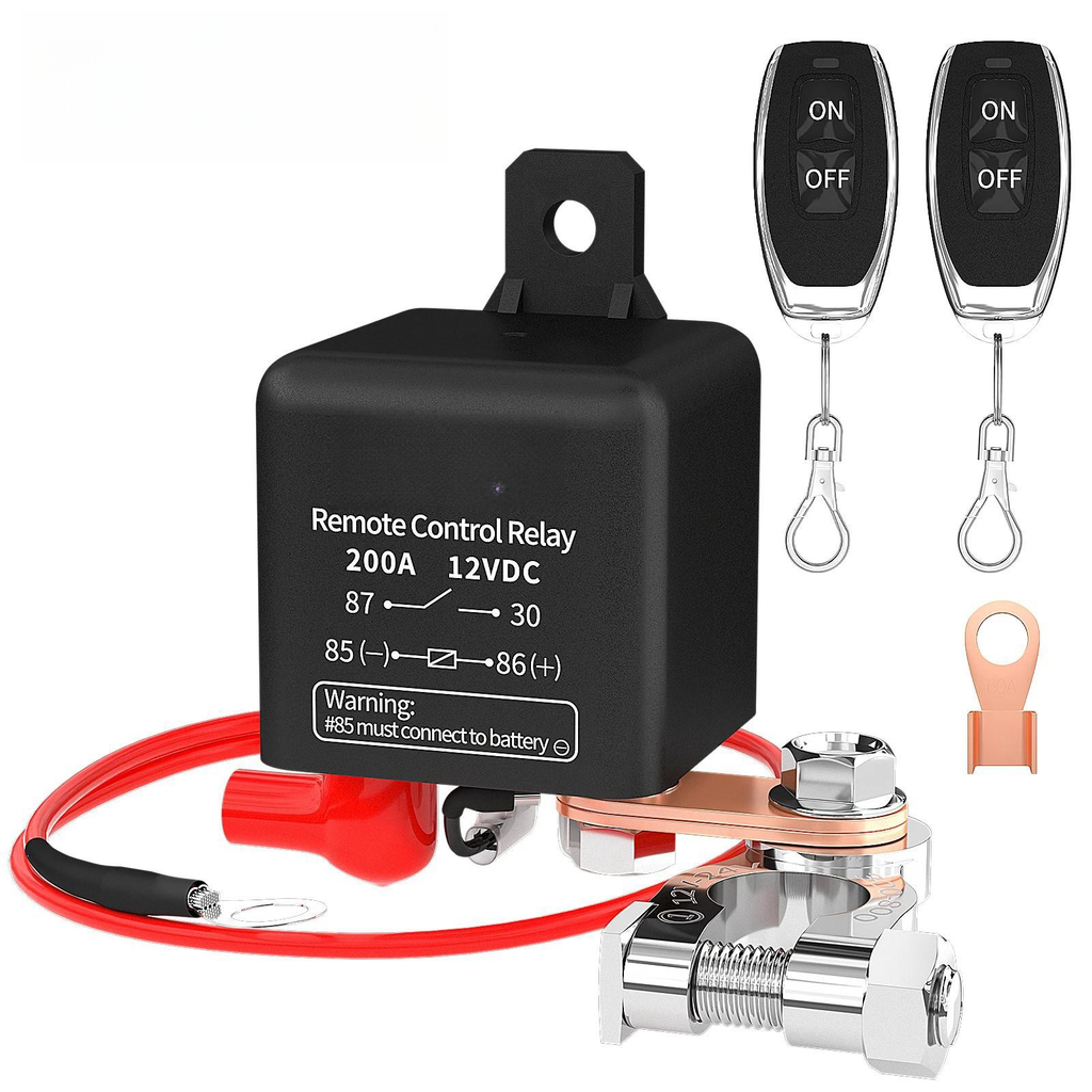 Wireless Remote Car Battery Disconnect Cut off Switch Isolator