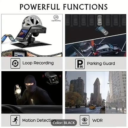 1296P Full HD 170° Wide Angle Dash Cam