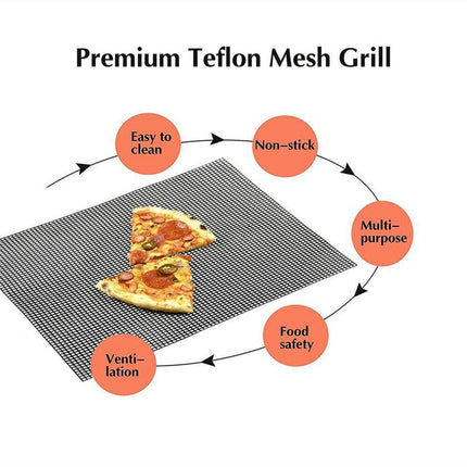 30X40cm Cooking Liner Grill Mat Non-Stick Mesh Mat Sheet Mintiml BBQ Grill