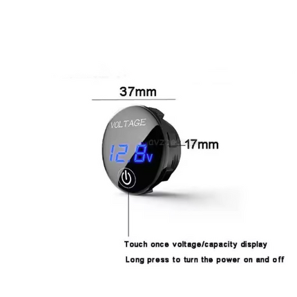 LED Digital Display DC 12V-24 Car SUV Panel Voltmeter