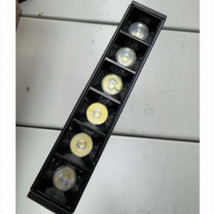 Magnetic Spotlight Grille Light 6W LED Ceiling Lamp
