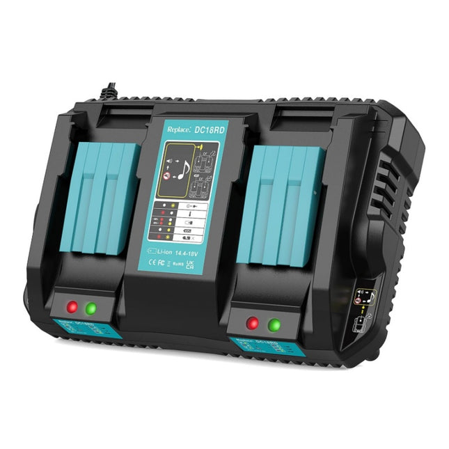 For Makita DC18RD Dual Port Charger Replacement