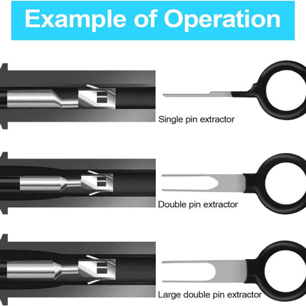 91PCS Terminal Removal Tool Kit for Car - salelink.co.nz