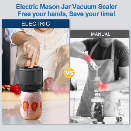 Electric Mason Jar Vacuum Sealer - salelink.co.nz