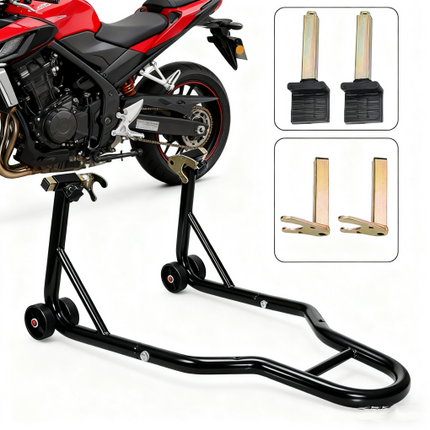 Motorcycle Rear Stand, Swingarm Spool Paddock Stands for Sport Bike