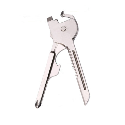 6 in 1 Multi Function Stainless Steel Utility Key Tool Knife Screwdeiver