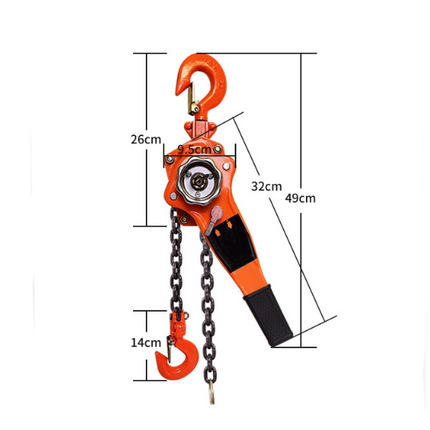 0.75T 3M Lever Block Chain Hoist