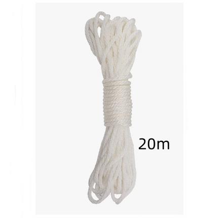 4-Wheel Metal Block Tackle Pulley System 20m