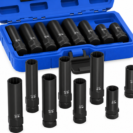 8pcs Lug Nut Remover Extractor Tool