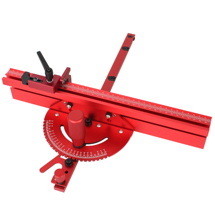 450mm Aluminum Miter Gauge Set with Track Stop