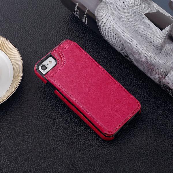 iPhone 7 Plus Case Wallet Card Slot Holder