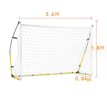 1.8x3.6m Portable Football Goal Net Set