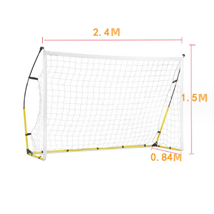 1.5x2.4m Portable Soccer Football Goal Net Set - salelink.co.nz