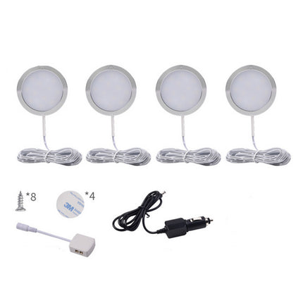 4x 12V LED Down Light Cabin Ceiling Lamp Caravan Camper Trailer Car RV White - salelink.co.nz