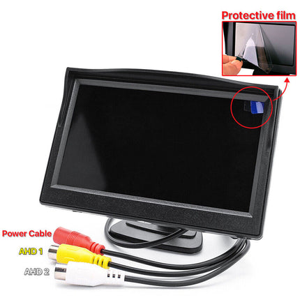 Wireless 5" Monitor Reverse Camera Rear View Parking - salelink.co.nz