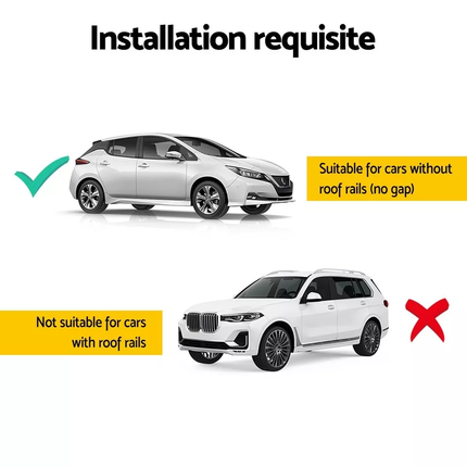 Universal Car Roof Racks Pod Aluminium Cross Bars Brackets - salelink.co.nz