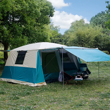 Camping Tent 420x305x210cm - Blue