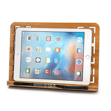 Bamboo Tablet iPad Cookbook Stand Holder Rack