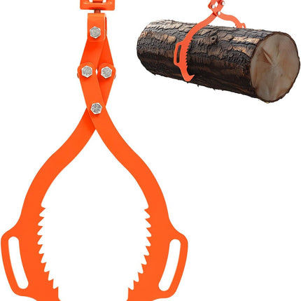 28in Log Lifting Tongs, 2-Claw Log Tongs, 750kg Lifting Capacity