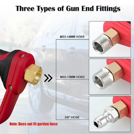 3 IN 1 High Pressure Washer Gun 4000PSI Power Washer Wand - salelink.co.nz