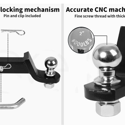 Trailer Hitch Mount with 2-Inch Ball