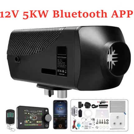 12V 5KW Diesel Air Heater Bluetooth App - salelink.co.nz