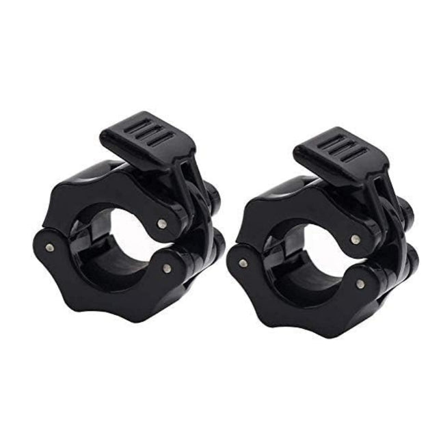 2x 25mm Barbell Clamp Collar Clip Olympic Weightlifting Lift Spring Dumbell Lock