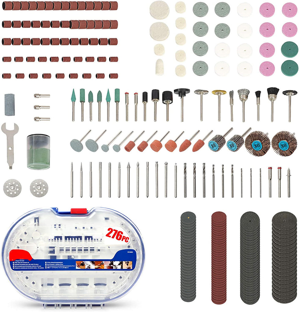 276Pcs Rotary Tool Accessories Kit Fits Dremel Rotary Tool