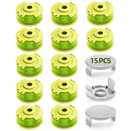 String Trimmer Refill for Ryobi One Plus+ AC80RL3(12 Trimmer Line 3 Trimmer Cap)