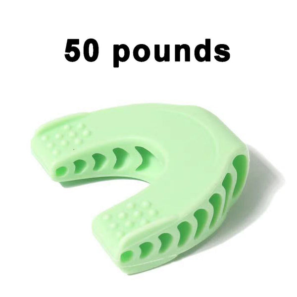 Green 50 Pounds Jaw Exerciser Jawline Exerciser Toner